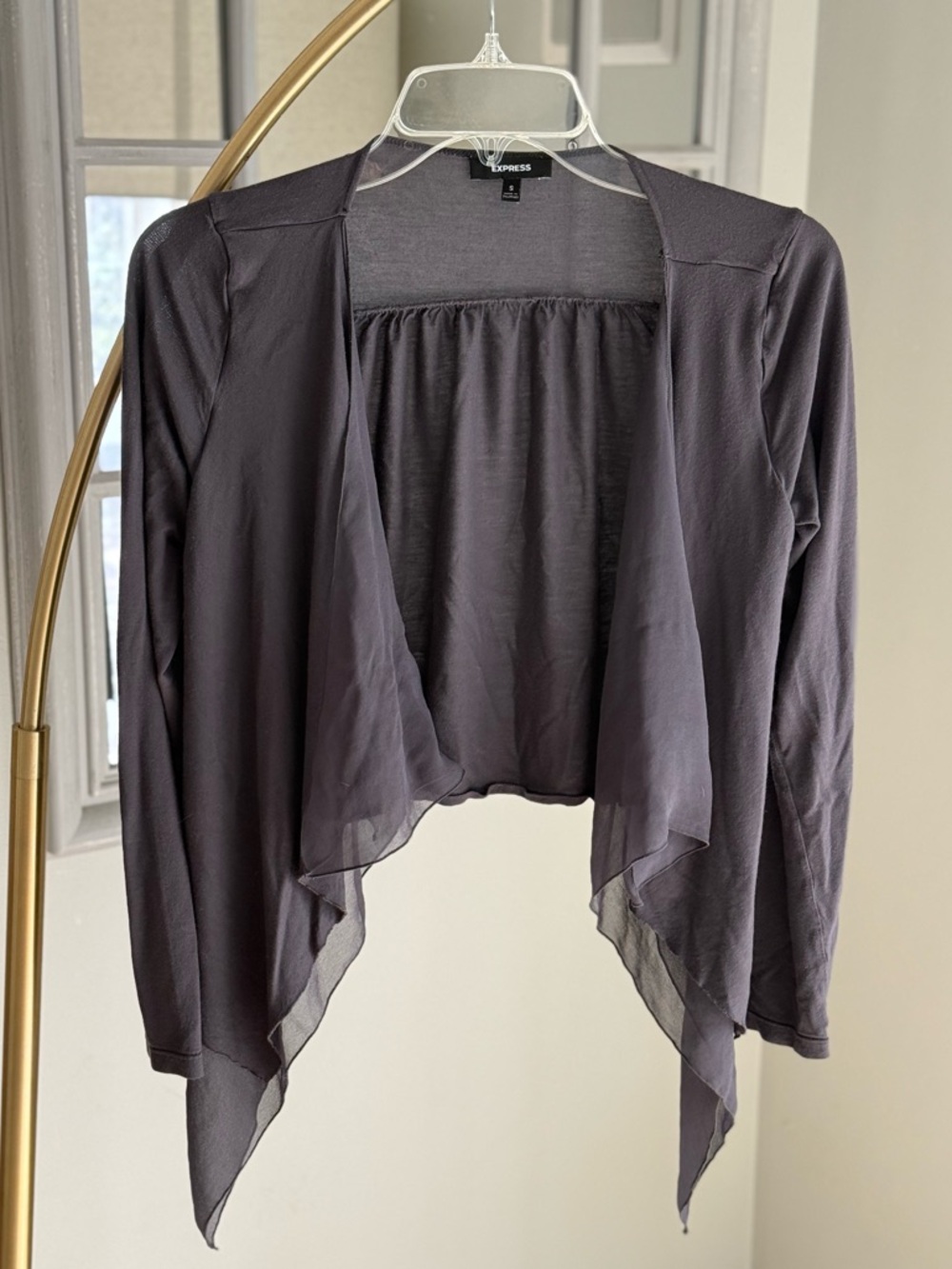 Express Gray Cardigan
